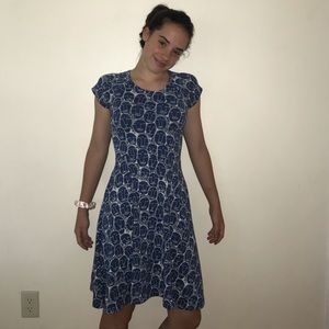 Dark blue spring dress!